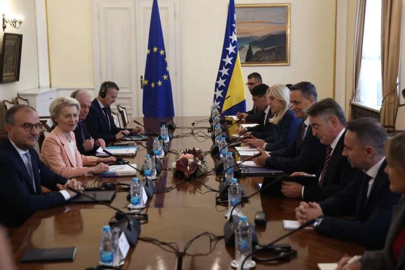 Ursula von der Leyen susrela se sa članovima Predsjedništva BiH